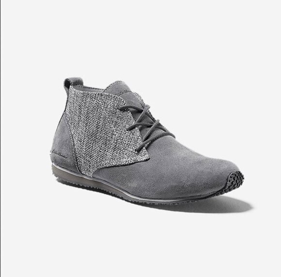 Grey Suede Eddie Bauer Transition Chukka Grey Size 7.5 - Picture 1 of 9
